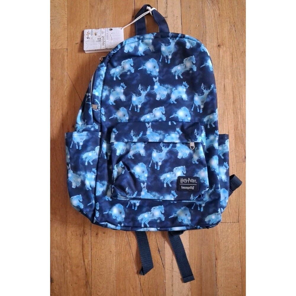 NWT Loungefly Amzn WB Harry Potter Patronus Collection Full Size Nylon Backpack